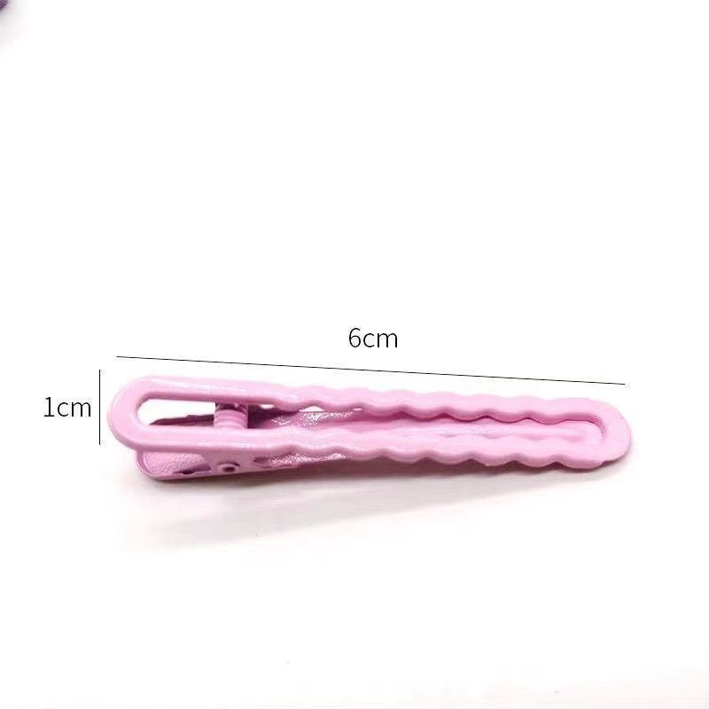 ins风糖果色发夹一字发卡几何边夹刘海夹鸭嘴夹磨砂头饰发饰